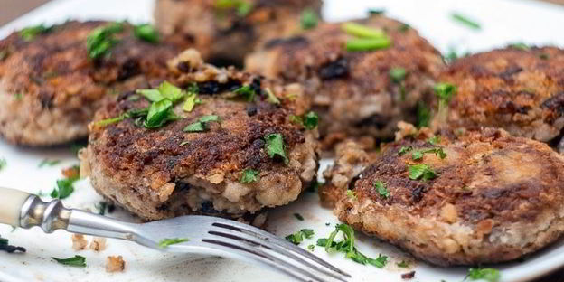 вареники с гречкой и грибами