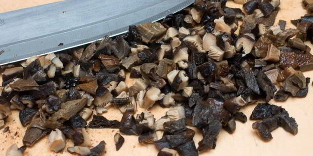 вареники с гречкой и грибами