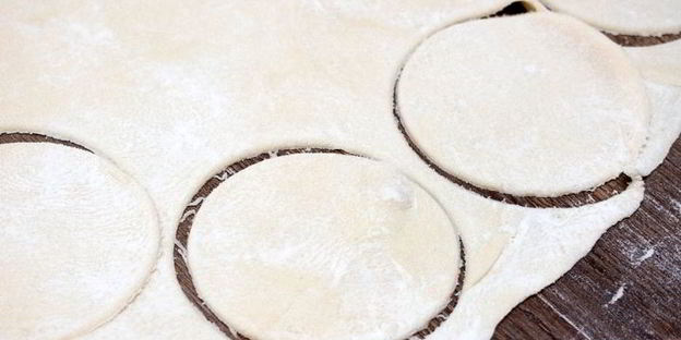 вареники с гречкой и грибами