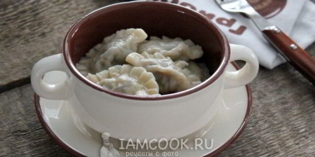 вареники с грибами и овощами