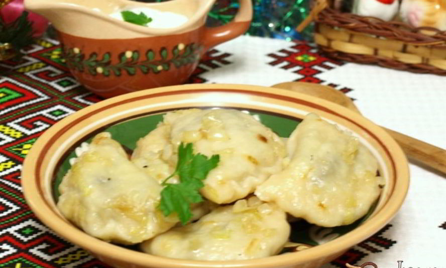 Рецепт вареников с капустой