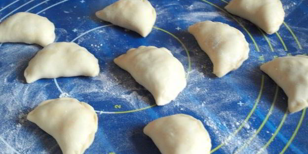 вареники с капустой