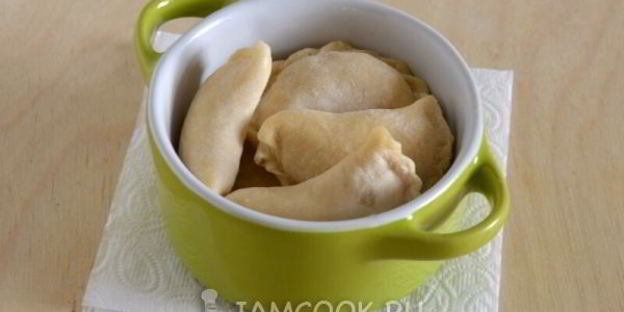 вареники с картофелем, запеченные под сырной корочкой