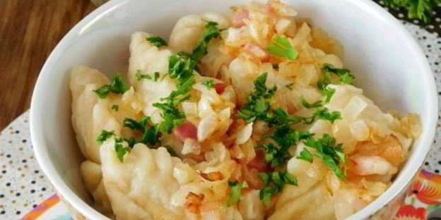 вареники с картошкой и капустой