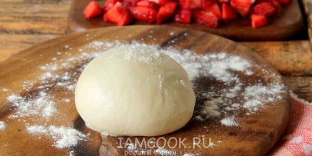 вареники с клубникой