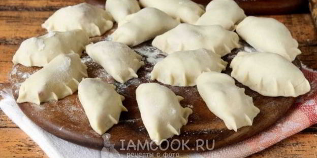 вареники с клубникой