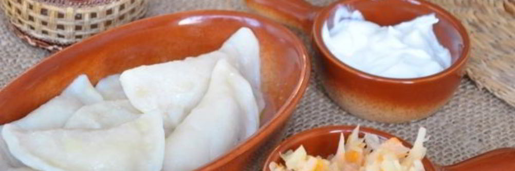 Вареники с куриной грудкой и картофелем