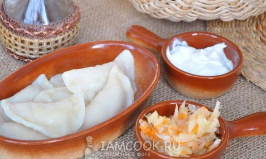 Рецепт вареников с куриной грудкой и картофелем