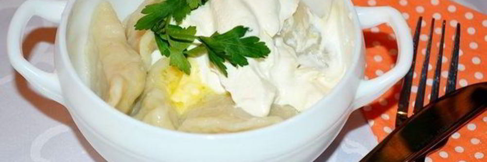 Вареники с курицей