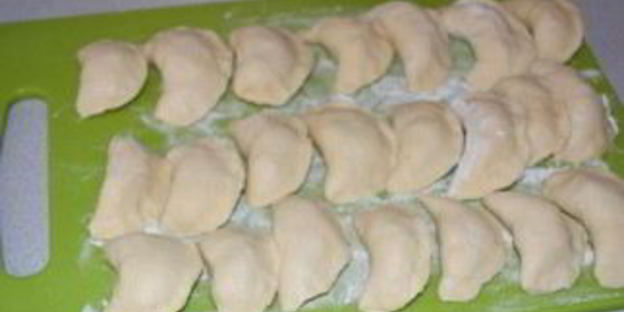 вареники с курицей