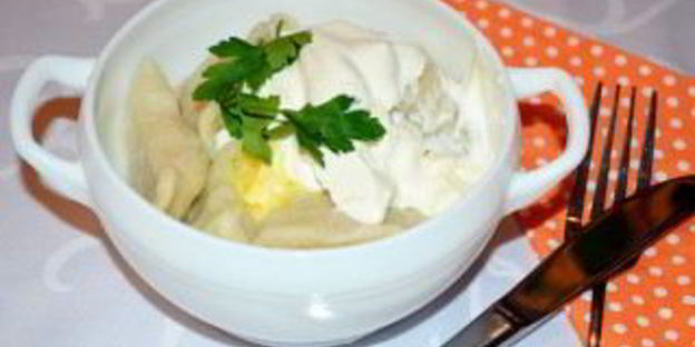 вареники с курицей