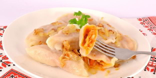 вареники с квашеной капустой