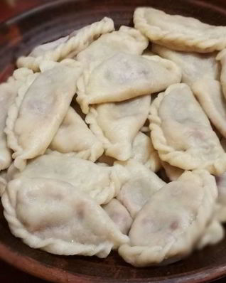 Вареники с лесной земляникой