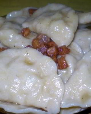 Вареники с мясом и картошкой