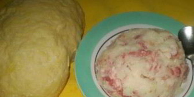 вареники с мясом и картошкой