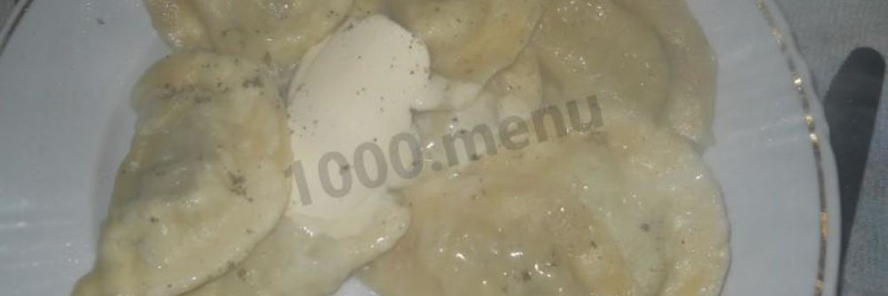 Вареники с печенью и картошкой