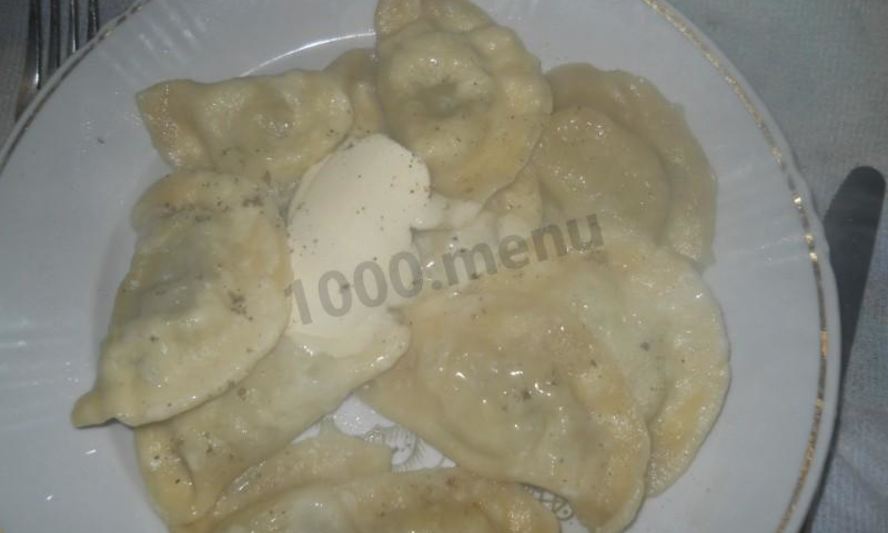 Рецепт вареников с печенью и картошкой