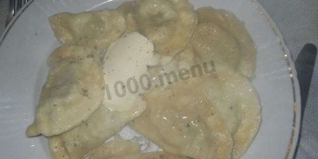 вареники с печенью и картошкой