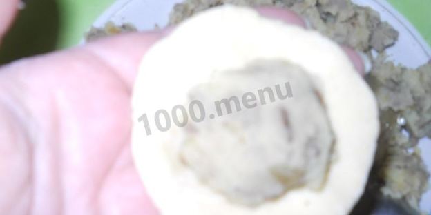 вареники с печенью и картошкой