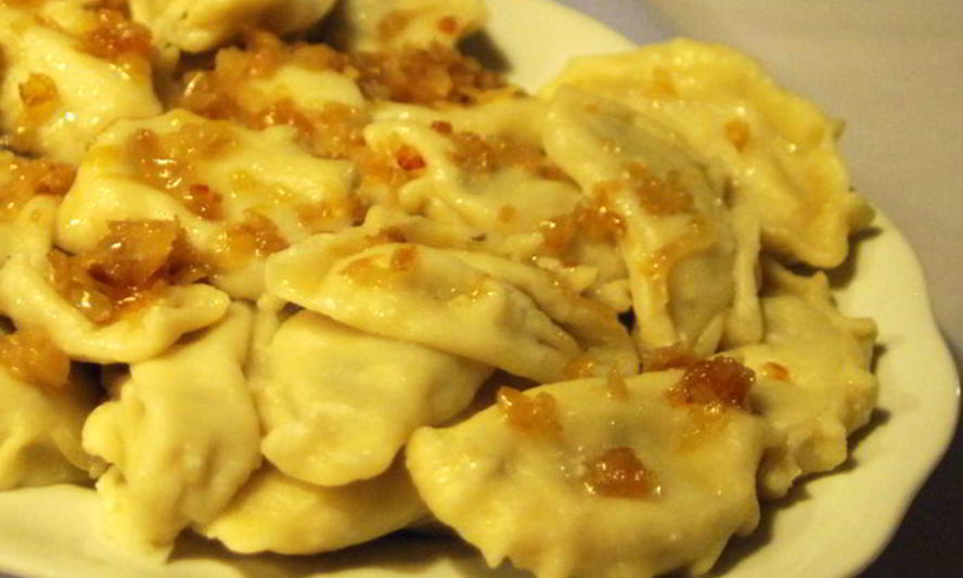 Рецепт вареников с шампиньонами