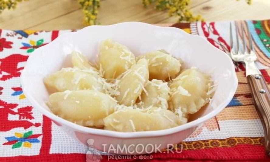 Рецепт вареников с сырной начинкой