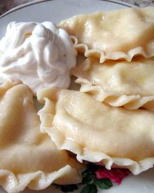 Вареники с творогом и картошкой