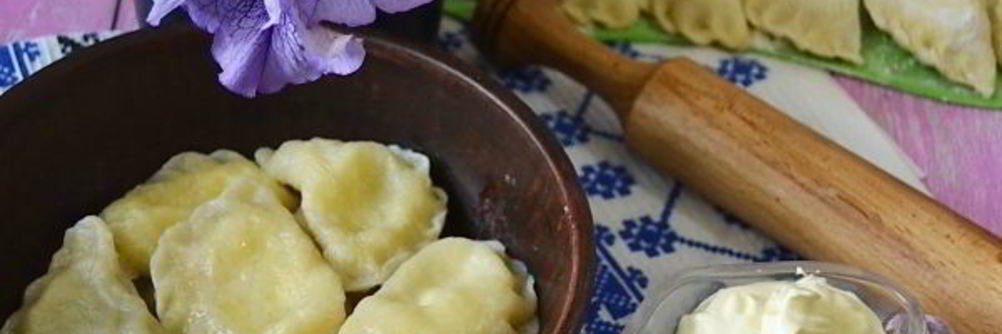 Вареники с творогом из теста на воде