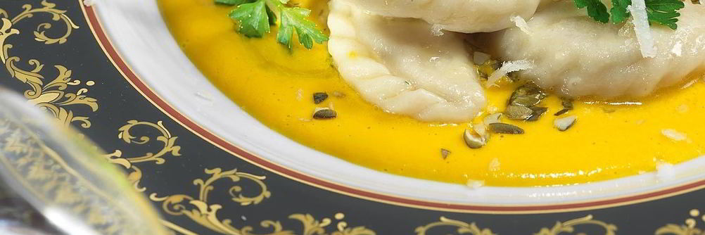 Вареники с тыквой и рикоттой