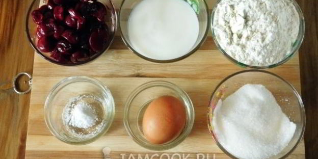 вареники с вишней на кефире