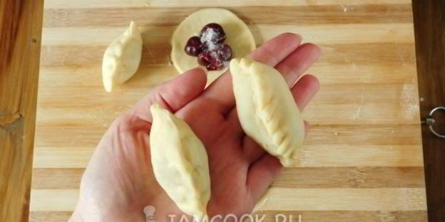 вареники с вишней на кефире