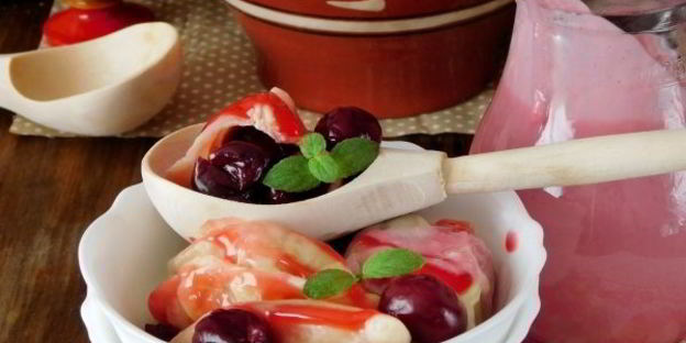 вареники с вишней на кефире