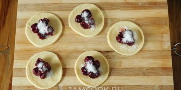 вареники с вишней на кефире