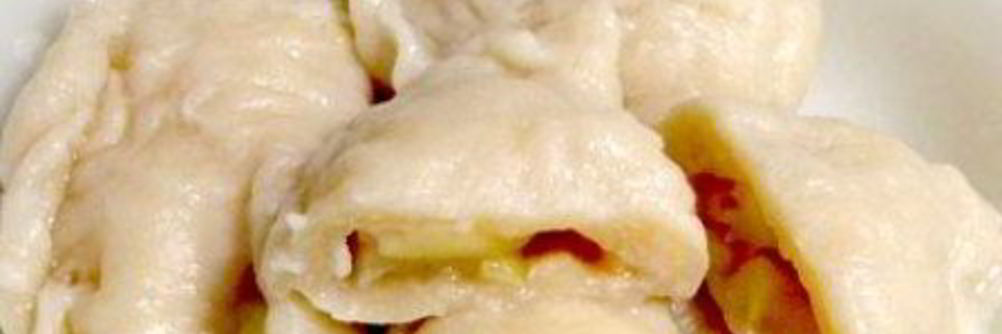 Вареники с яблоками