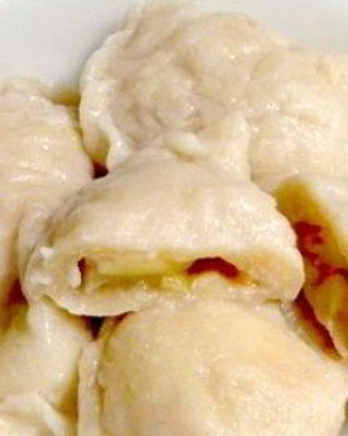 Вареники с яблоками