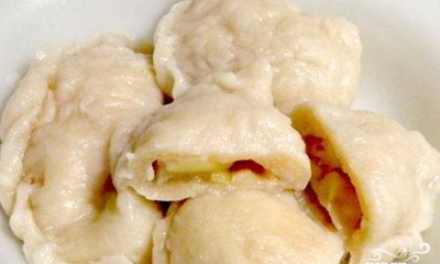 Рецепт вареников с яблоками