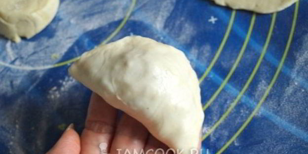 вареники с жареной капустой