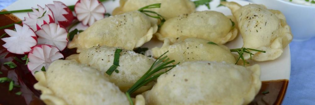 Вареники в масле в микроволновке