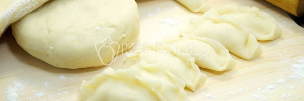 Заварное тесто для вареников