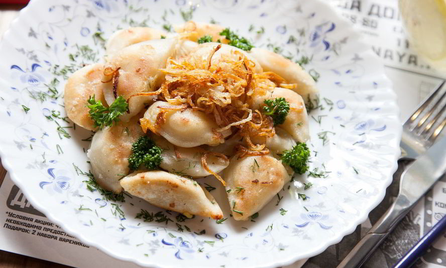 Рецепт жареных вареников с картошкой