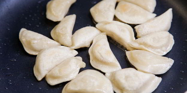 жареные вареники с картошкой