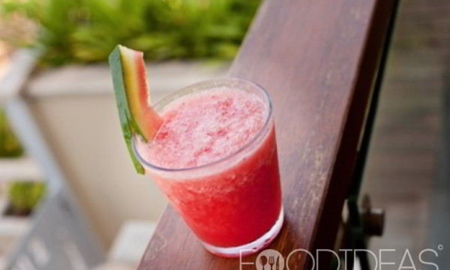 Рецепт арбузна-клубничного коктейль