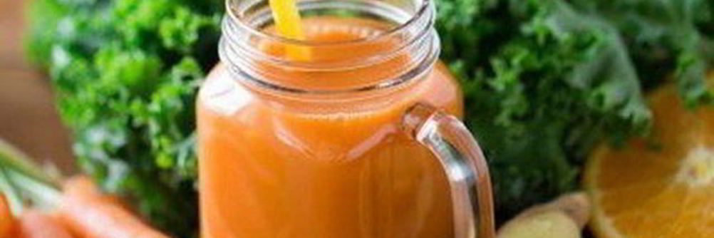 Детокс-коктейль из моркови, имбиря и цитрусовых