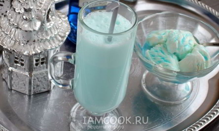 Рецепт коктейля с мороженым и блю кюрасао