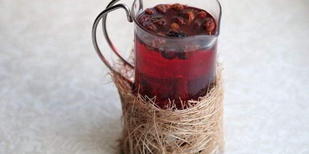 летний вишневый пунш