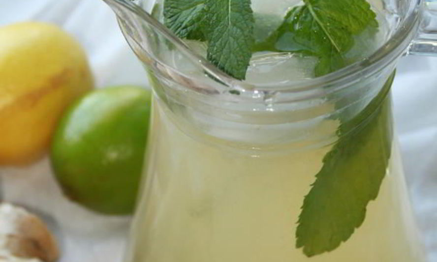 Рецепт лимонно-имбирного прохлаждающий напиток