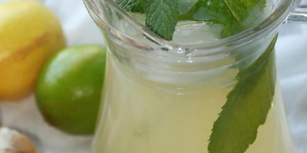 лимонно-имбирный прохлаждающий напиток