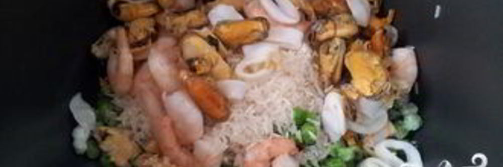 Морской коктейль на пару