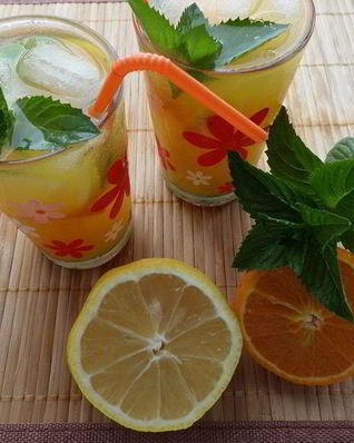 Мятно-цитрусовый напиток Освежающий