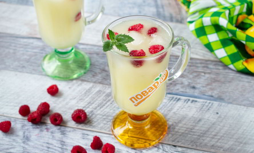 Рецепт напитка из дыни и малины