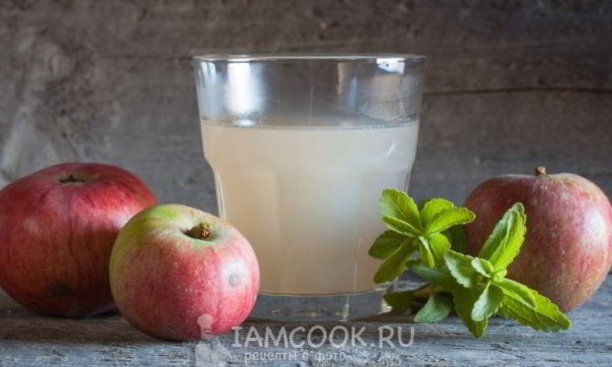 Рецепт яблочного напитка со стевией